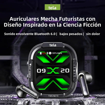 Auriculares Inalàmbricos Inteligentes HTC NE70 con traductor de Idiomas